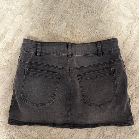 BDG Women's Black Denim Skirt - Picture 2 of 4